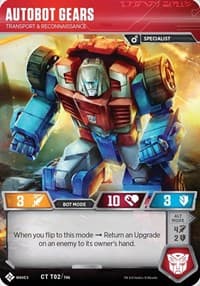 Autobot Gears - Transport & Reconnaissance - Titan Masters Attack - Transformers TCG card
