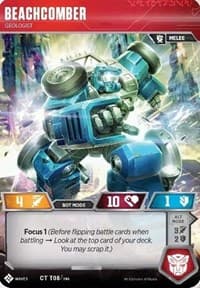 Beachcomber - Geologist - Titan Masters Attack - Transformers TCG card