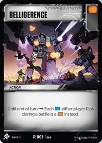 Belligerence - Titan Masters Attack - Transformers TCG card