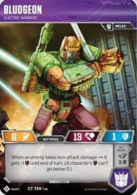 Bludgeon - Electric Warrior - Titan Masters Attack - Transformers TCG card