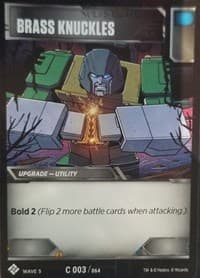 Brass Knuckles - Titan Masters Attack - Transformers TCG card