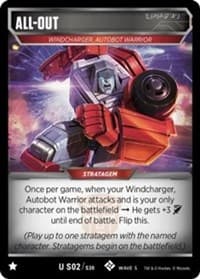 All-Out - Titan Masters Attack - Transformers TCG card