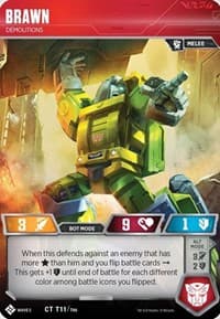 Brawn - Demolitions - Titan Masters Attack - Transformers TCG card