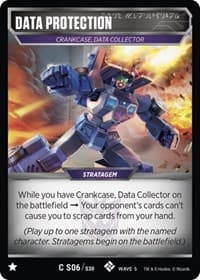 Data Protection - Titan Masters Attack - Transformers TCG card
