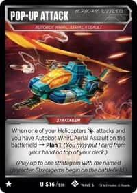 Pop-up Attack - Titan Masters Attack - Transformers TCG card