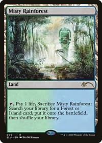Misty Rainforest - Secret Lair Series - Magic: The Gathering card