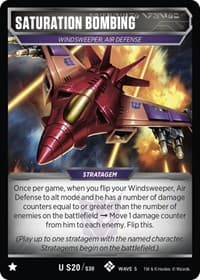 Saturation Bombing - Titan Masters Attack - Transformers TCG card