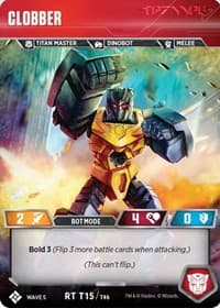 Clobber - Titan Masters Attack - Transformers TCG card