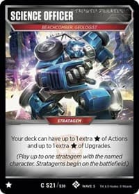 Science Officer - Titan Masters Attack - Transformers TCG card