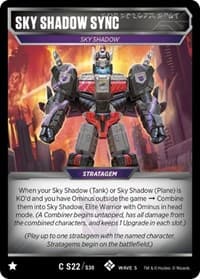 Sky Shadow Sync - Titan Masters Attack - Transformers TCG card