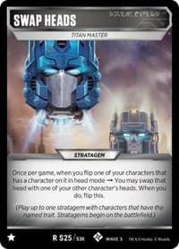Swap Heads - Titan Masters Attack - Transformers TCG card