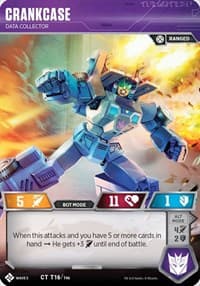 Crankcase - Data Collector - Titan Masters Attack - Transformers TCG card