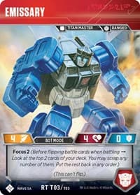 Emissary (Fortress Maximus Titan Pack) - Titan Masters Attack - Transformers TCG card