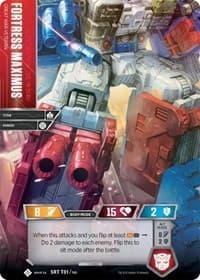 Fortress Maximus — Great War Veteran (Fortress Maximus Titan Pack) - Titan Masters Attack - Transformers TCG card