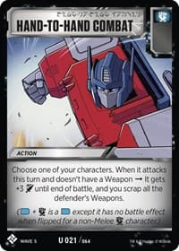 Hand-to-Hand Combat - Titan Masters Attack - Transformers TCG card