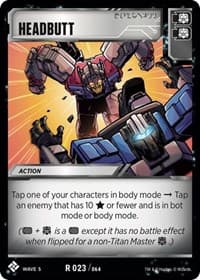 Headbutt - Titan Masters Attack - Transformers TCG card