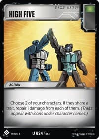 High Five - Titan Masters Attack - Transformers TCG card