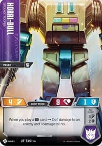Horri-Bull - Ground Trooper - Titan Masters Attack - Transformers TCG card