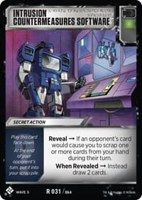 Intrusion Countermeasures Software - Titan Masters Attack - Transformers TCG card