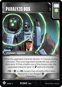 Paralyzo Box - Titan Masters Attack - Transformers TCG card