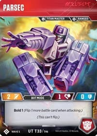 Parsec - Titan Masters Attack - Transformers TCG card