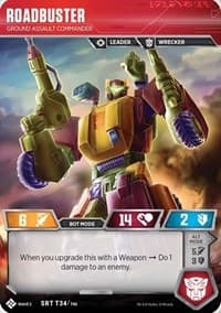 Roadbuster - Ground Assault Commander - Titan Masters Attack - Transformers TCG card