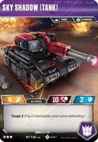 Sky Shadow (Tank) - Titan Masters Attack - Transformers TCG card