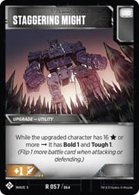 Staggering Might - Titan Masters Attack - Transformers TCG card