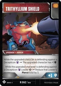Trithyllium Shield - Titan Masters Attack - Transformers TCG card