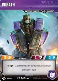 Vorath - Titan Masters Attack - Transformers TCG card