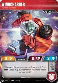 Windcharger - Autobot Warrior - Titan Masters Attack - Transformers TCG card