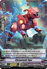 Chronotooth Tigar - V-EB13: The Astral Force - Cardfight Vanguard card