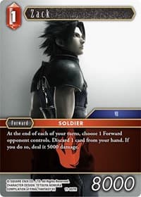 Zack - Opus XI - Final Fantasy TCG card
