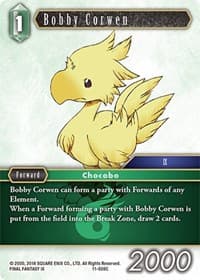 Bobby Corwen - Opus XI - Final Fantasy TCG card