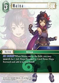 Maina EX - Opus XI - Final Fantasy TCG card