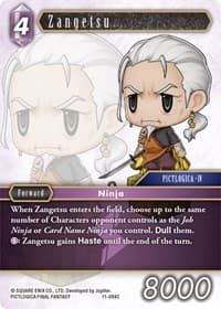 Zangetsu - Opus XI - Final Fantasy TCG card