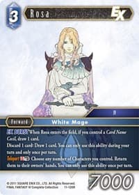 Rosa EX - Opus XI - Final Fantasy TCG card