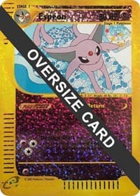Espeon - 6/12 (Box Topper) - Jumbo Cards - Pokemon card