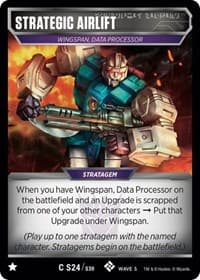 Strategic Airlift - Titan Masters Attack - Transformers TCG card