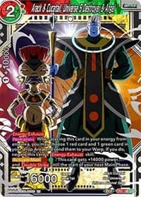 Arack & Cucatail, Universe 5 Destroyer & Angel - Draft Box 05 - Divine Multiverse - Dragon Ball Super: Masters card