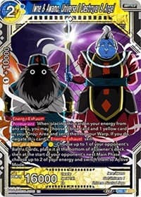 Iwne & Awamo, Universe 1 Destroyer & Angel - Draft Box 05 - Divine Multiverse - Dragon Ball Super: Masters card