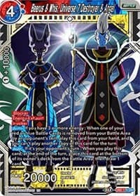 Beerus & Whis, Universe 7 Destroyer & Angel - Draft Box 05 - Divine Multiverse - Dragon Ball Super: Masters card