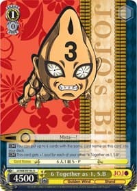 6 Together as 1, S.B (C) - JoJo's Bizarre Adventure: Golden Wind - Weiss Schwarz card