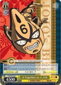 6 Together as 1, S.B (E) - JoJo's Bizarre Adventure: Golden Wind - Weiss Schwarz card