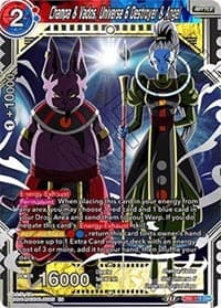 Champa & Vados, Universe 6 Destroyer & Angel - Draft Box 05 - Divine Multiverse - Dragon Ball Super: Masters card