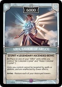 AIRA, Savior of Argos - Ascension - Argent Saga TCG card