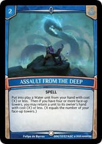 Assault from the Deep - Ascension - Argent Saga TCG card