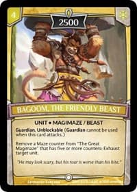 Bagoom, the Friendly Beast - Ascension - Argent Saga TCG card