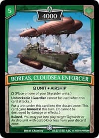 Boreas, Cloudsea Enforcer - Ascension - Argent Saga TCG card
