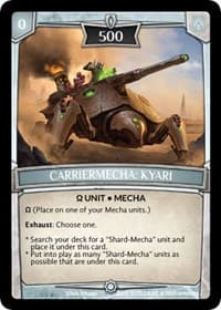 Carriermecha: Kyari - Ascension - Argent Saga TCG card